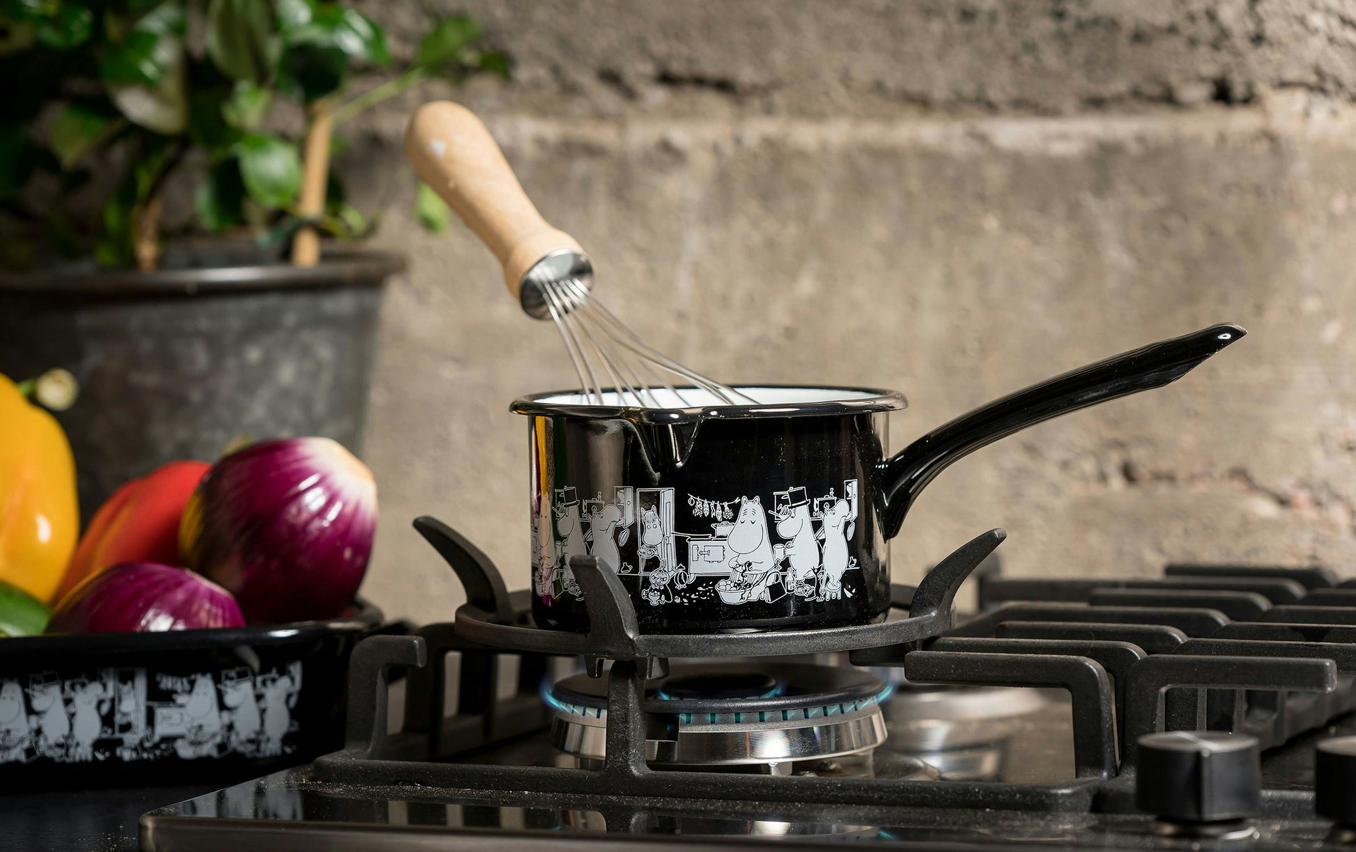 Muurla Enamel Sauce Pan, 80 Cl