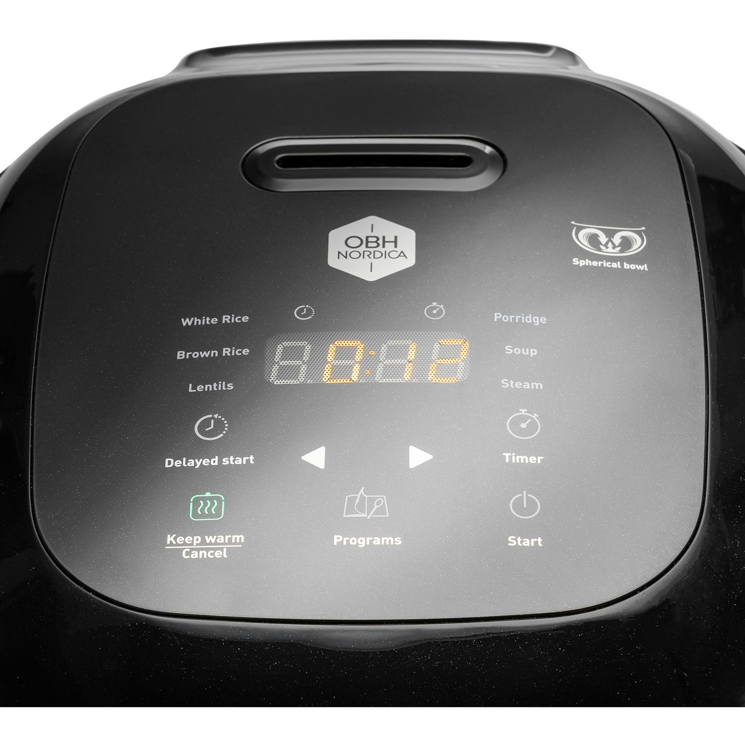 OBH Nordica Versatile 2 L Reiskocher, Schwarz