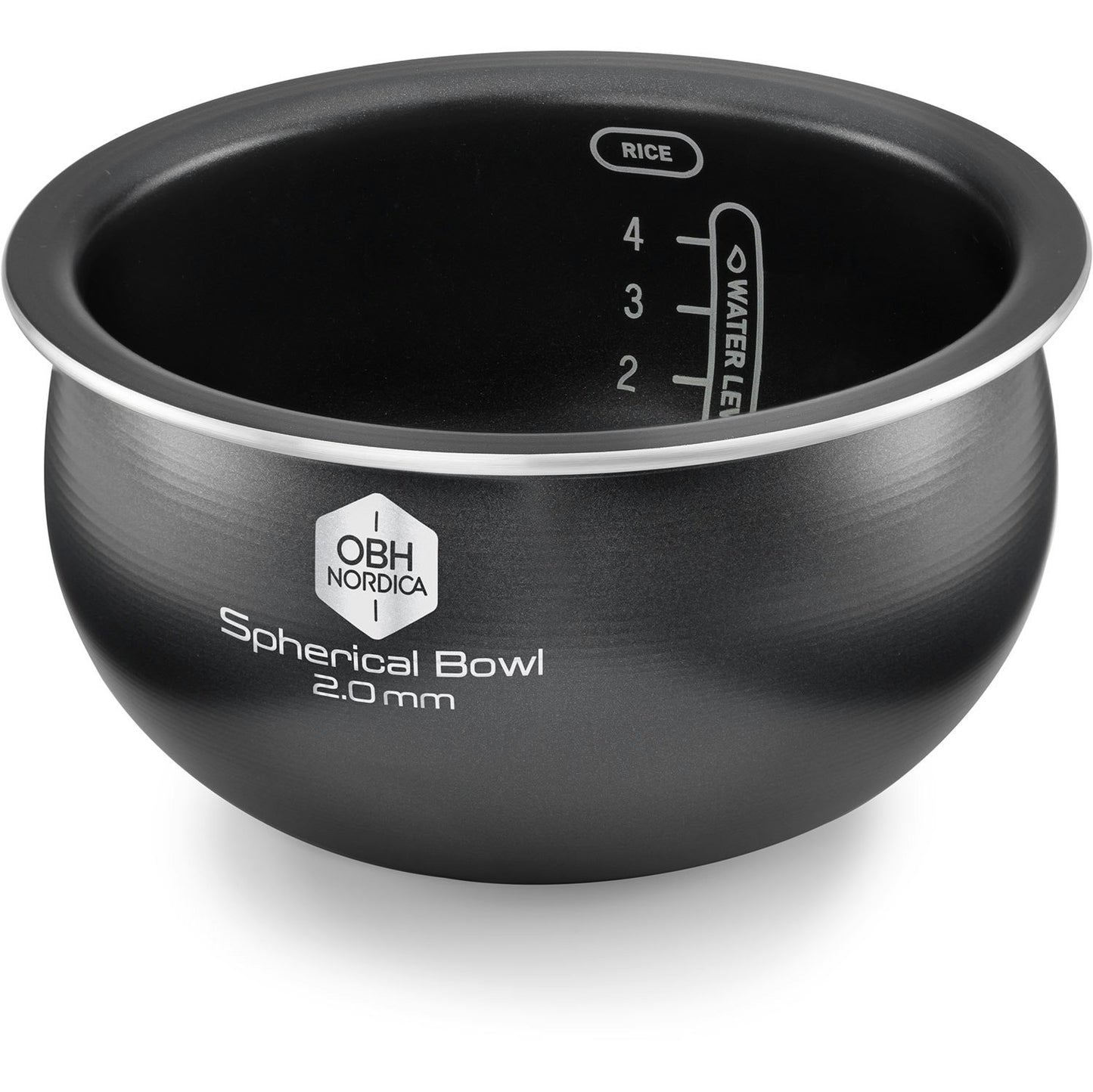 OBH Nordica Versatile 2 L Reiskocher, Schwarz