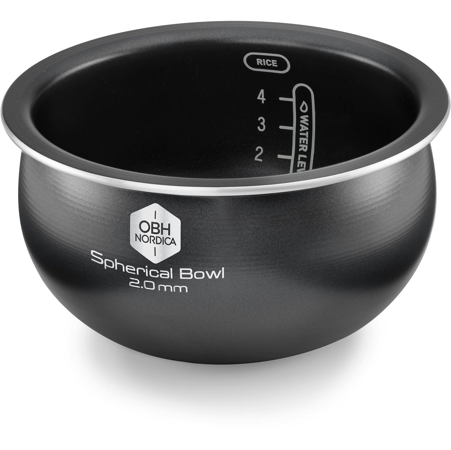 OBH Nordica Versatile 2 L Reiskocher, Schwarz