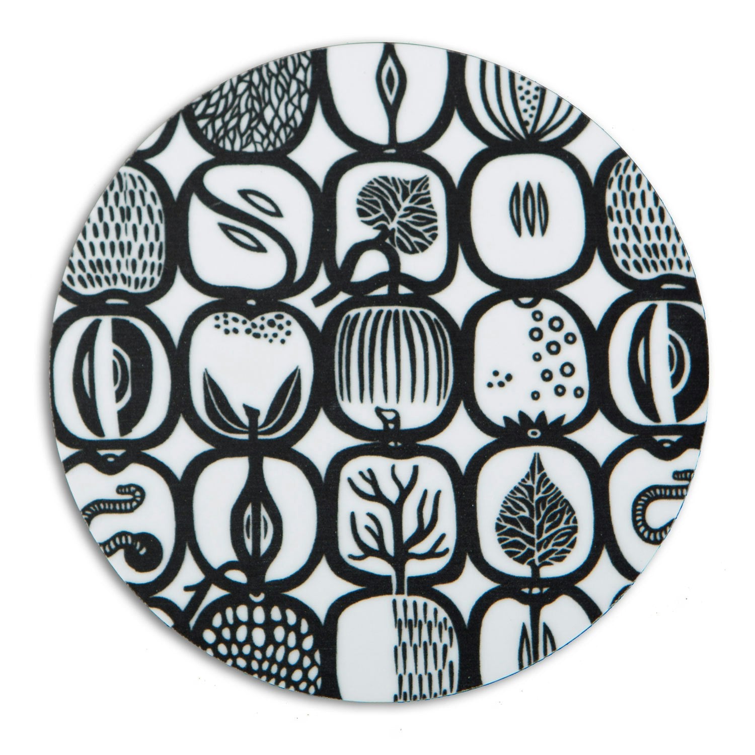  Stig Lindberg Fruktlåda Pot Coaster, Ø21 Cm