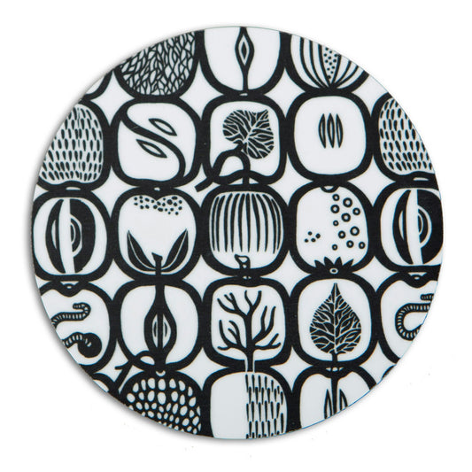  Stig Lindberg Fruktlåda Pot Coaster, Ø21 Cm