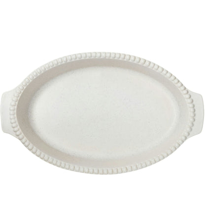  DARIA Ofenform 35 Cm, Cotton White