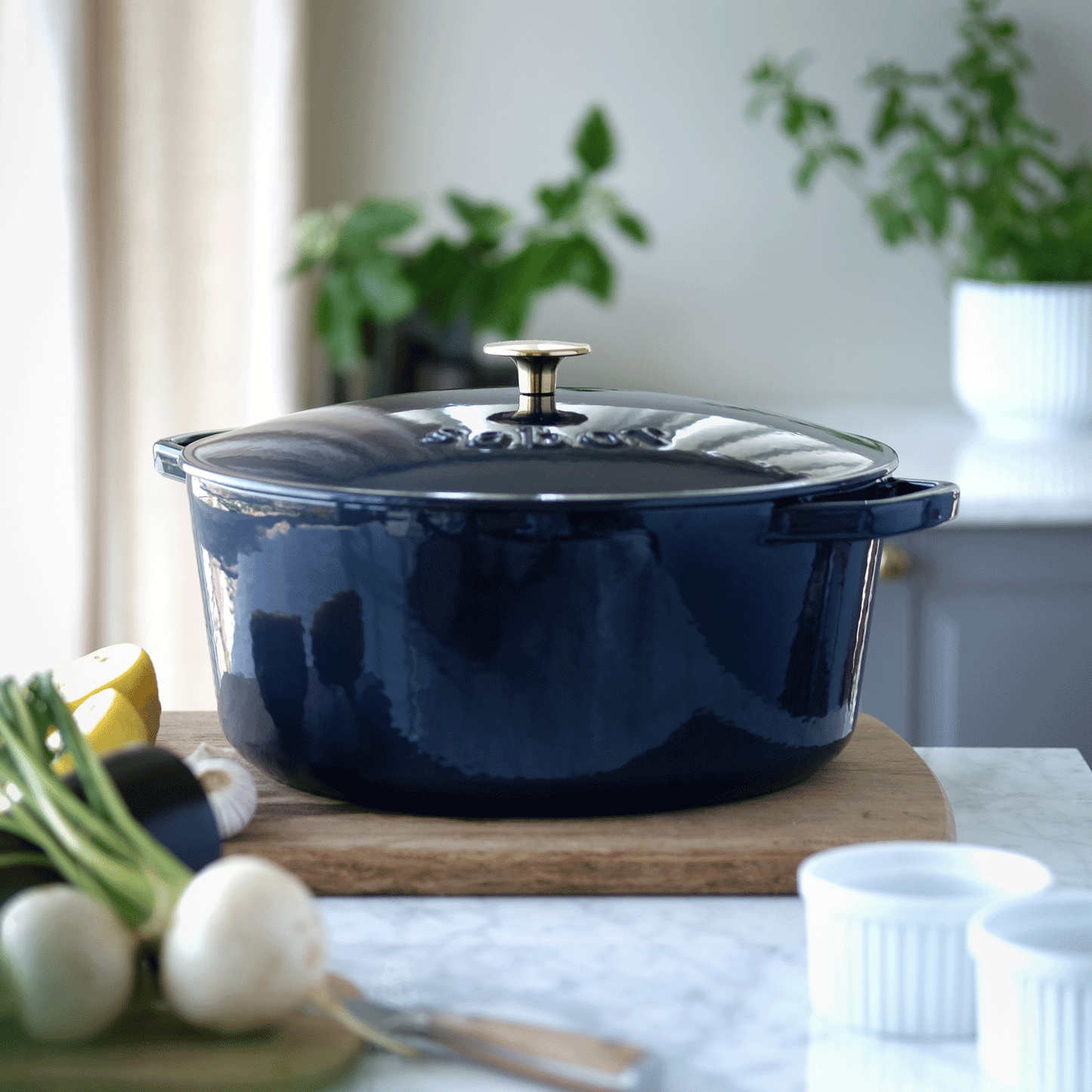  Gusseisentopf 4,4 L, Midnight Blue