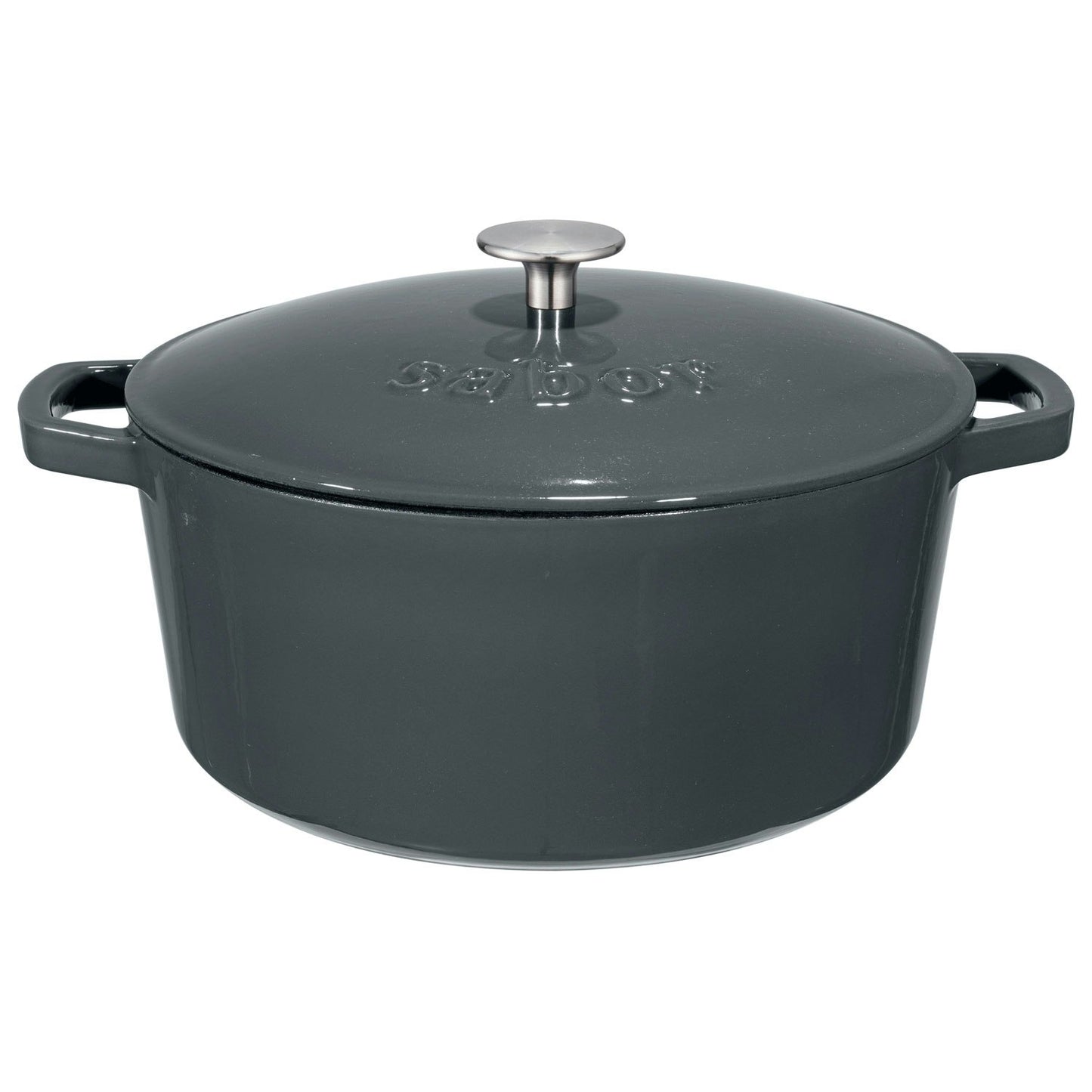  Gusseisentopf 6,7 L, Grau