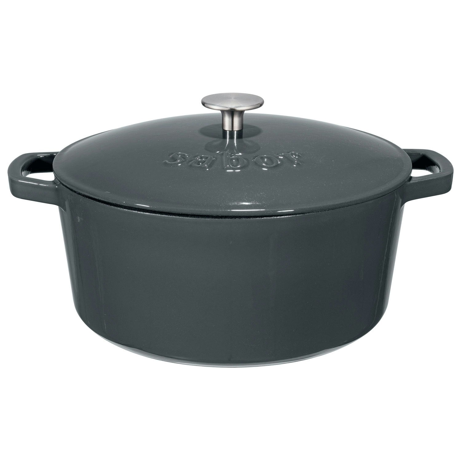  Gusseisentopf 6,7 L, Grau