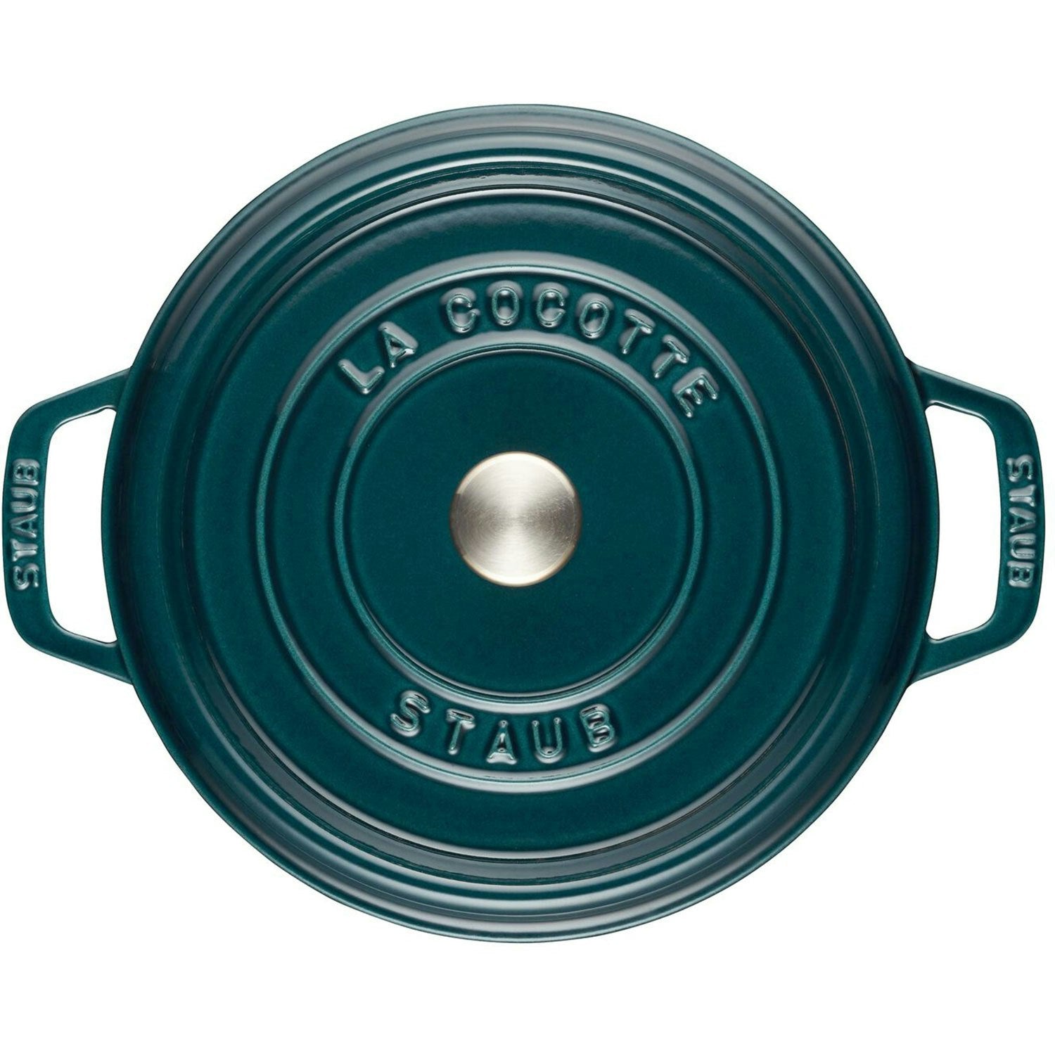  Staub Kokotte Rund 24 Cm 3,8 L, Benzinblau