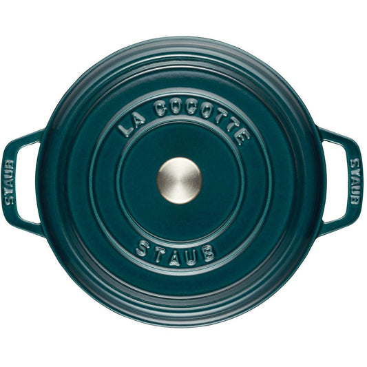  Staub Kokotte Rund 24 Cm 3,8 L, Benzinblau