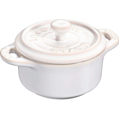 Staub Topfset Mini Ø10 4-er Set, Ivory White