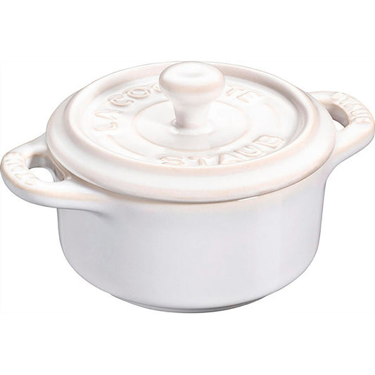Staub Topfset Mini Ø10 4-er Set, Ivory White