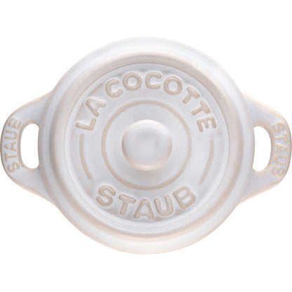 Staub Topfset Mini Ø10 4-er Set, Ivory White