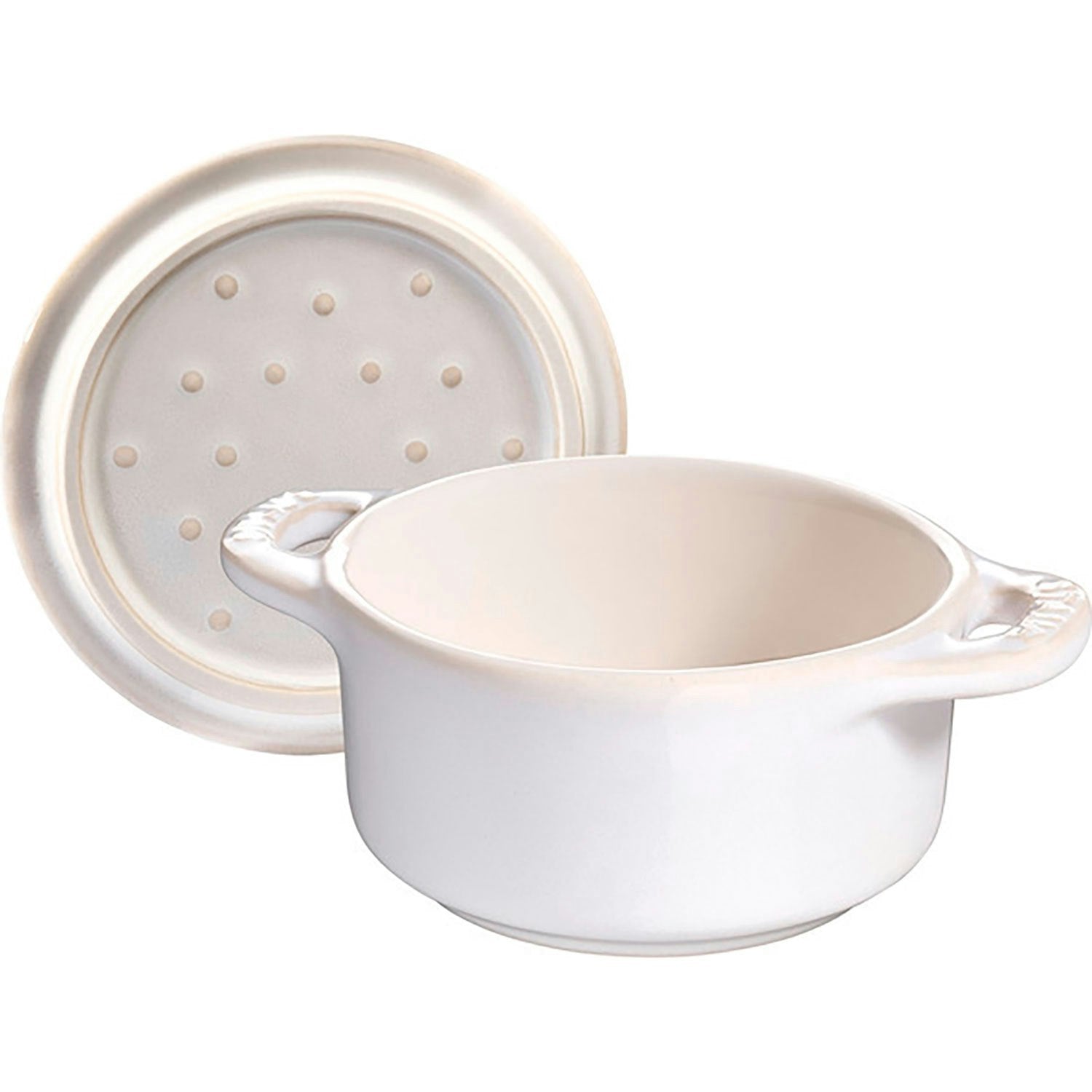 Staub Topfset Mini Ø10 4-er Set, Ivory White