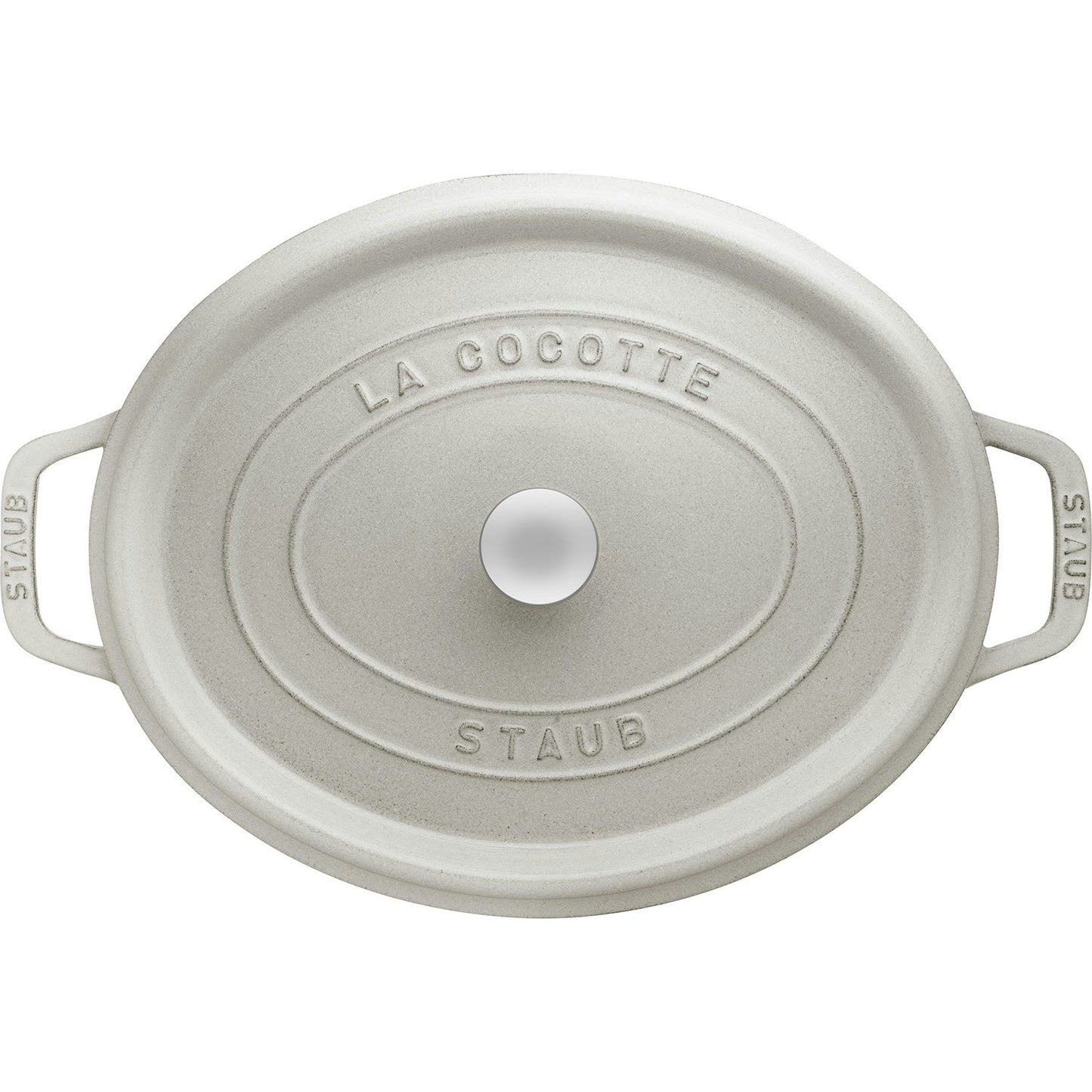 Staub Kokotte Länglich 8 L Weiß