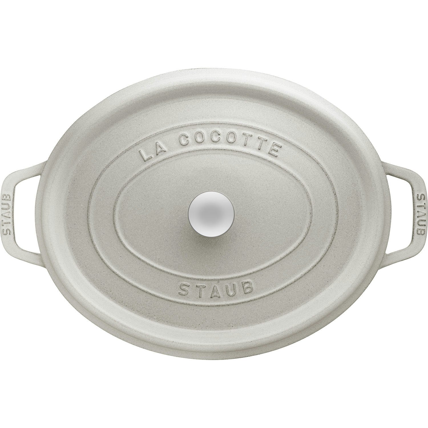Staub Kokotte Länglich 8 L Weiß
