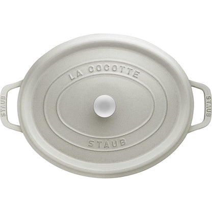 Staub Kokotte Länglich 8 L Weiß