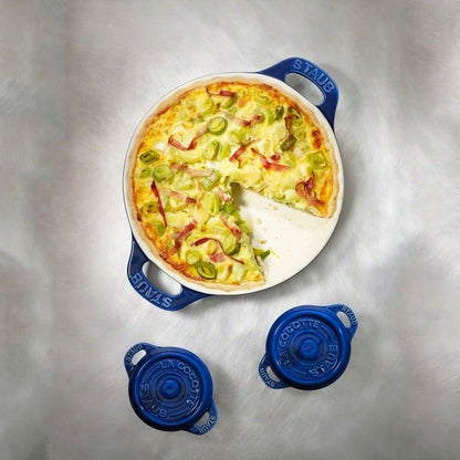 Staub Pie Form Aus Keramik 24 Cm, Dunkelblau
