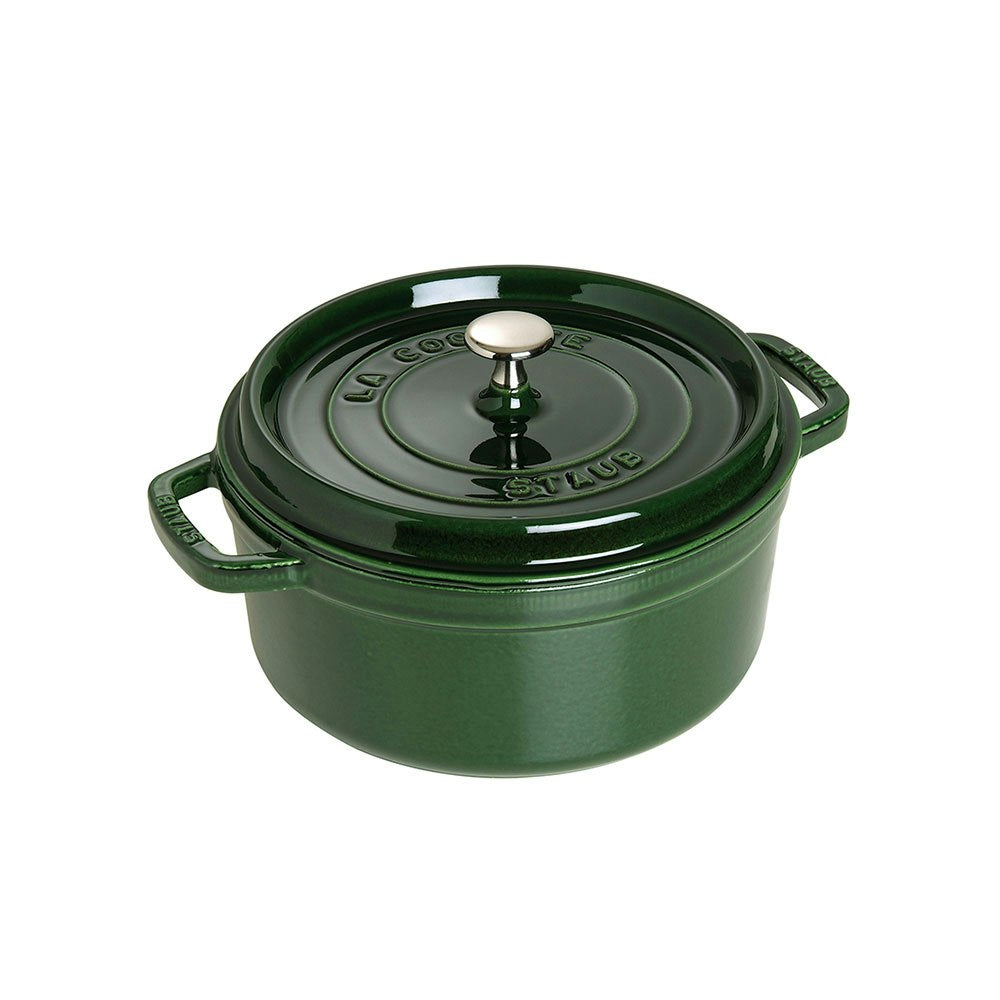 Staub Runde Kochtopf Aus Gusseisen 6,7 L, Grün