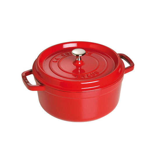 Staub Runde Kochtopf Aus Gusseisen 8,35 L, Kirsche