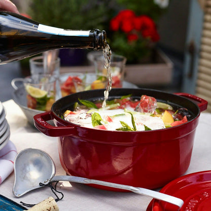 Staub Runde Kochtopf Aus Gusseisen 8,35 L, Kirsche