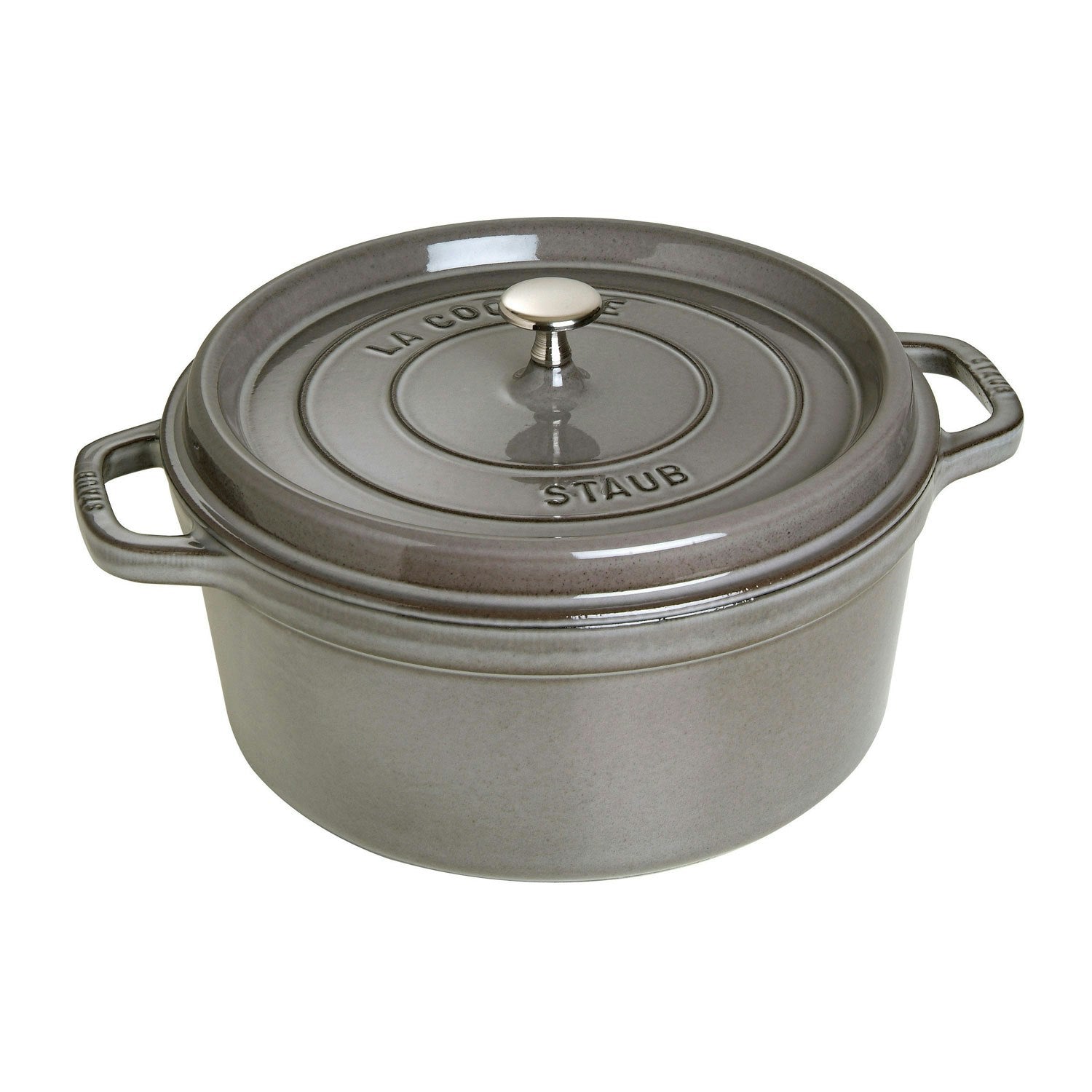  Staub Round Cocotte 28 Cm 6,7 L, Grey