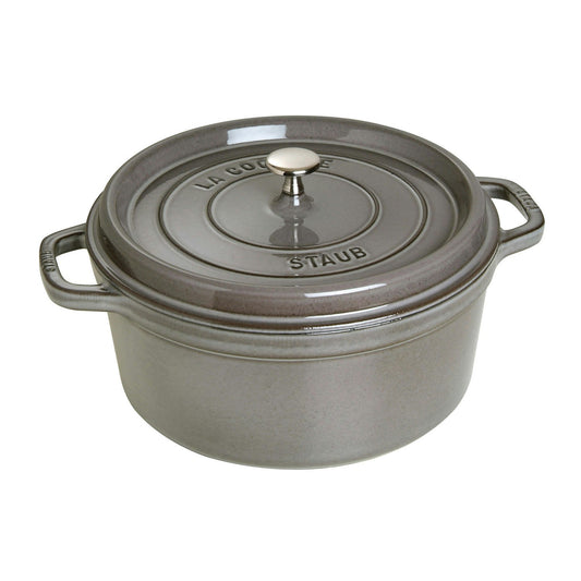  Staub Round Cocotte 28 Cm 6,7 L, Grey