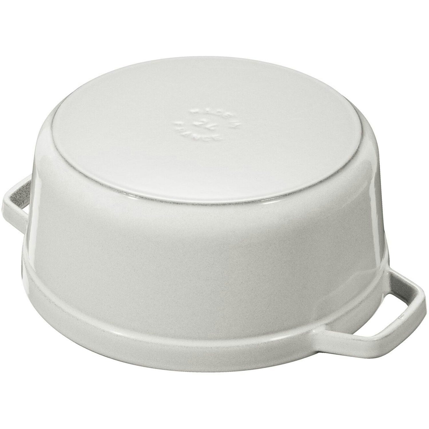  Staub Kokotte Rund, 26 Cm 5,2 L, Weiß