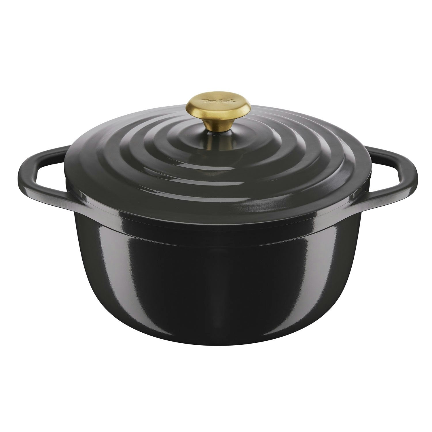 Tefal Air Oval Topf Grau, 4,7 L/24 Cm