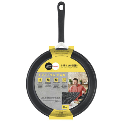 Tefal Jamie Oliver Quick & Easy Bratpfanne Eloxiertes Aluminium, 28 Cm