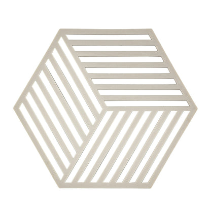 Zone Denmark Hexagon Untersetzer, Warmgrau