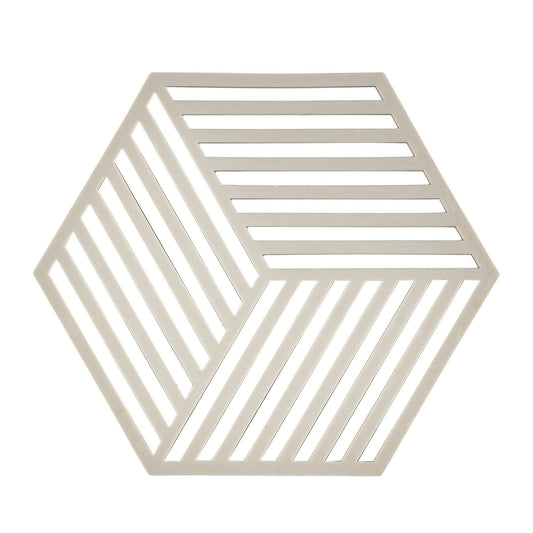 Zone Denmark Hexagon Untersetzer, Warmgrau