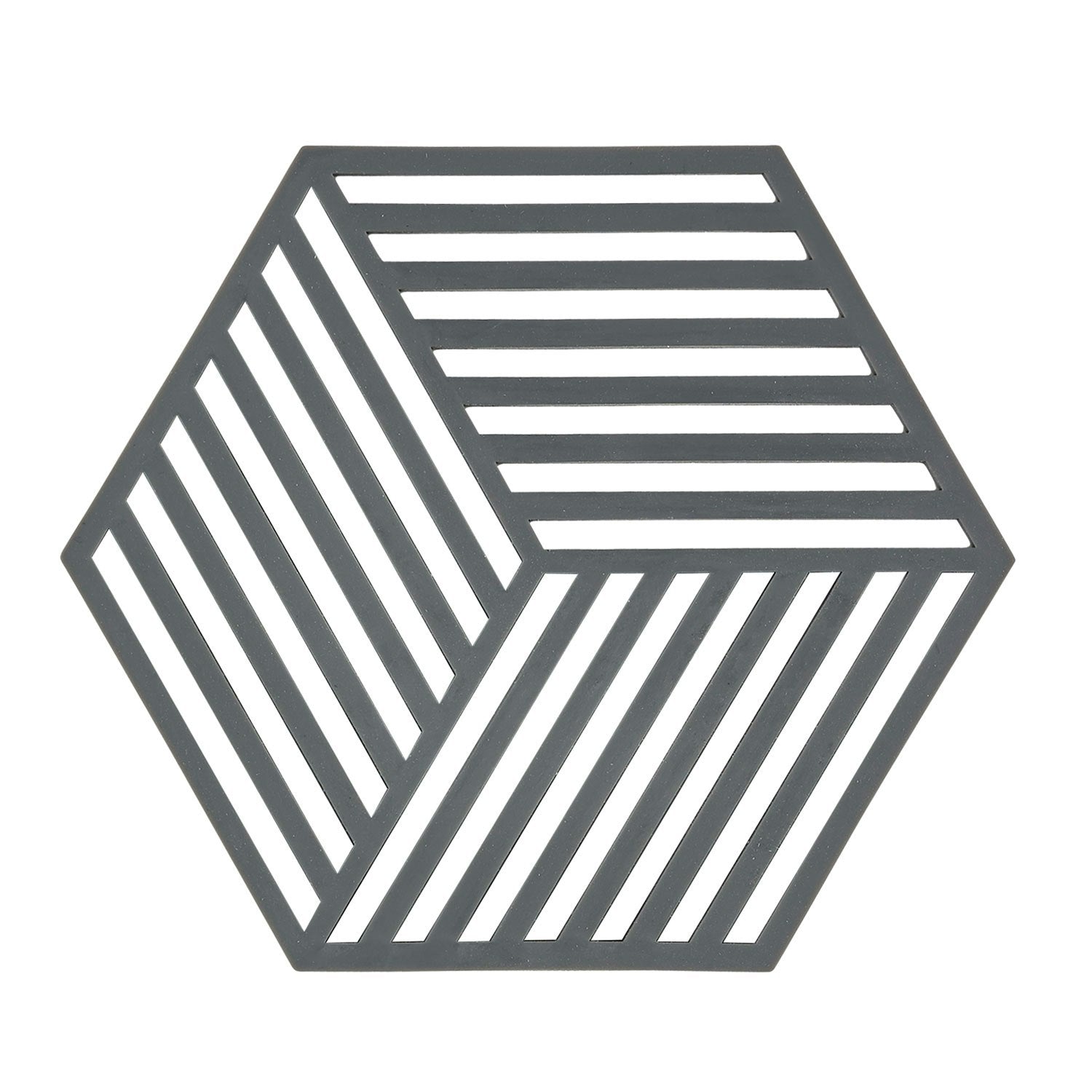 Zone Denmark Hexagon Untersetzer, Grau