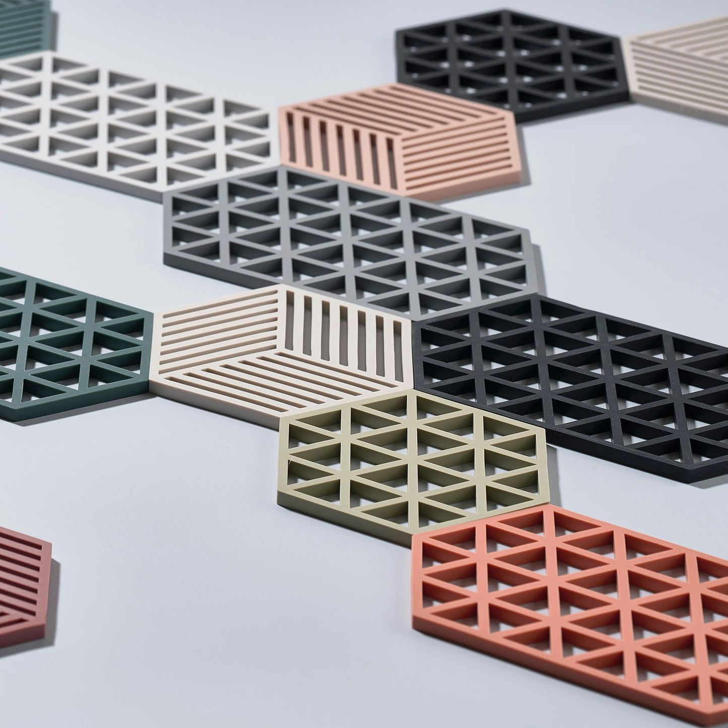 Zone Denmark Triangles Untersetzer L, Warmgrau