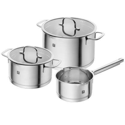 Zwilling True Flow Topfset Edelstahl 3 Teile